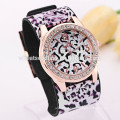 Vogue leopard leather bangle new style watch